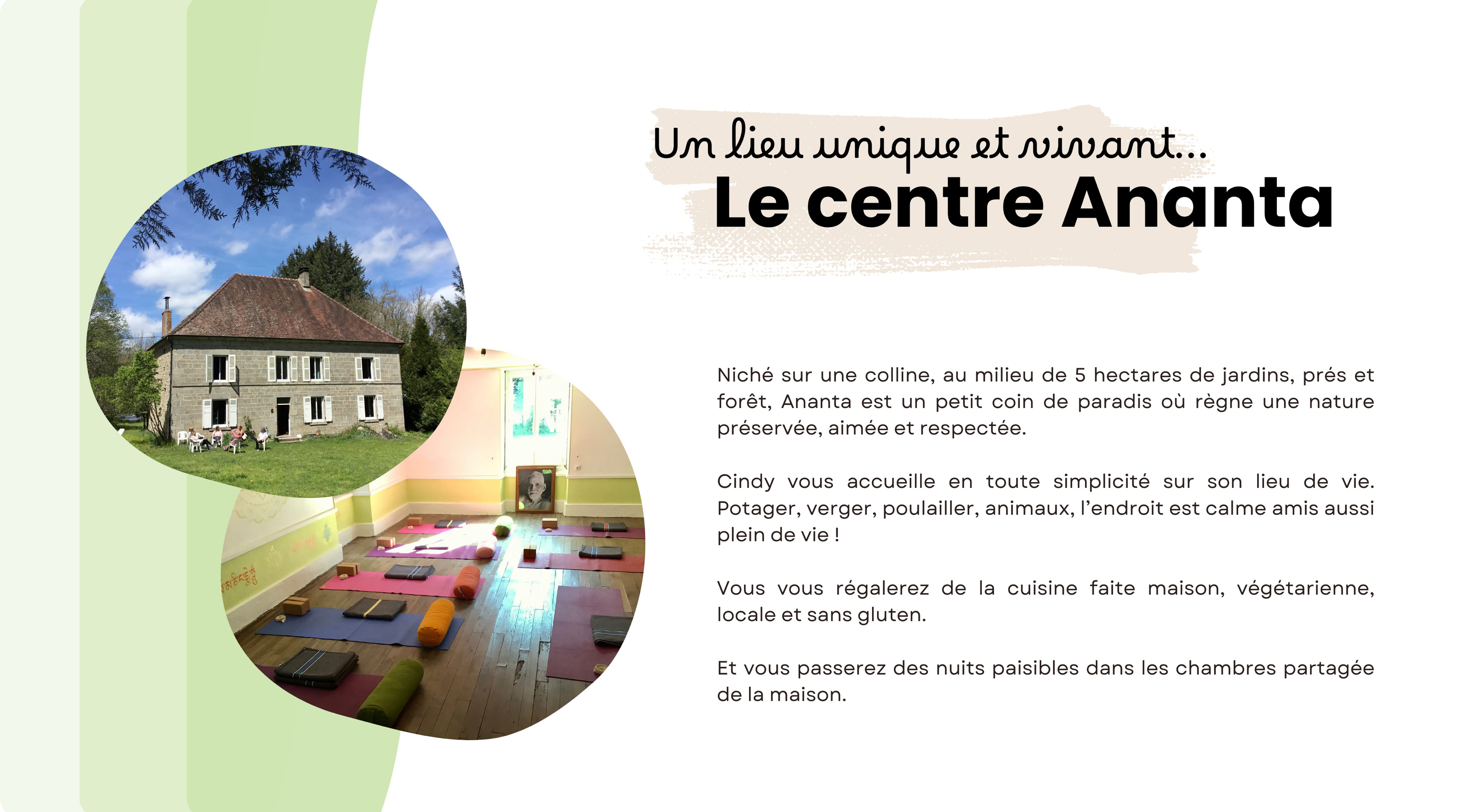 Centre de yoga & pilates Ananta en Creuse, Limousin